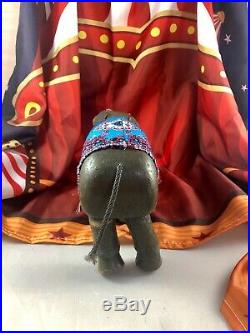 10 Antique American Composition Schoenhut Circus Elephant Doll! Rare! 18217