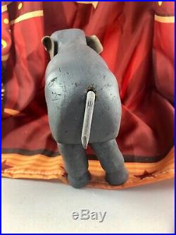 12 Antique American Composition Schoenhut Circus Elephant Doll! Rare! 18191
