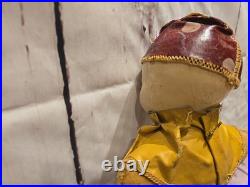 12 Antique German Circus Clown Bisque Wood Doll Toy