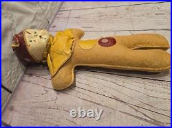 12 Antique German Circus Clown Bisque Wood Doll Toy
