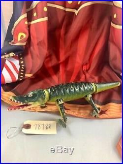 13 Antique American Composition Schoenhut Circus Alligator Doll! Rare! 18188