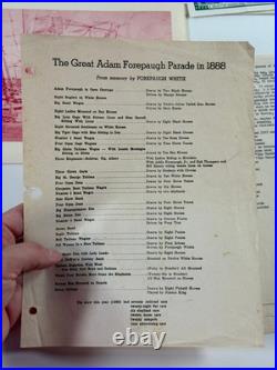 1800's Antique Adam Forepaugh PHOTO Big Top Tent circus carnival sideshow