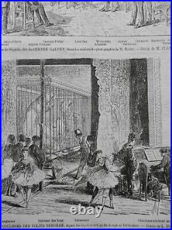 1863 1899 Circus Acrobat Menagerie Barnum 21 Newspapers Antique