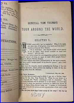 1872 GEN TOM THUMB'S THREE YEARS TOUR AROUND THE WORLD Antique Circus Sideshow