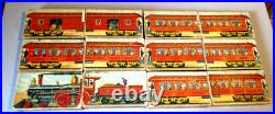 1890-antique Toy-12 Litho Block Play Set-atlantic & Pacific-steam Circus Train