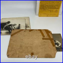 1913 antique vintage Photographs Carnival Novelty roller skating act contracts