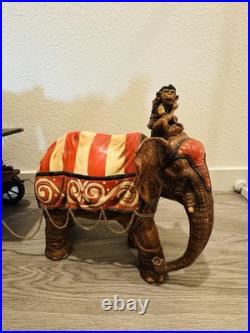 1920-1940s Barnum & Bailey Circus Wagon with Clown, Wagon, Elephant & Two Bears 1920-1940s Barnum & Bailey Circus Wagon with Clown, Wagon, Elephant & Two Bears