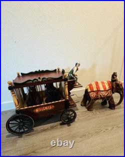 1920-1940s Barnum & Bailey Circus Wagon with Clown, Wagon, Elephant & Two Bears 1920-1940s Barnum & Bailey Circus Wagon with Clown, Wagon, Elephant & Two Bears