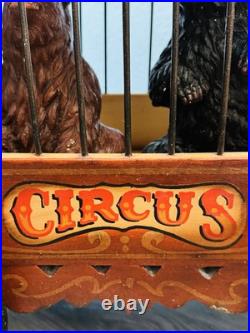 1920-1940s Barnum & Bailey Circus Wagon with Clown, Wagon, Elephant & Two Bears 1920-1940s Barnum & Bailey Circus Wagon with Clown, Wagon, Elephant & Two Bears