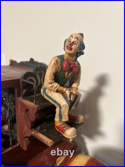 1920-1940s Barnum & Bailey Circus Wagon with Clown, Wagon, Elephant and Two Bears
