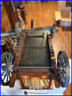 1920-1940s Barnum & Bailey Circus Wagon with Clown, Wagon, Elephant and Two Bears