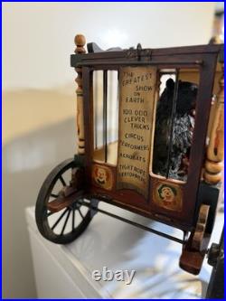 1920-1940s Barnum & Bailey Circus Wagon with Clown, Wagon, Elephant and Two Bears