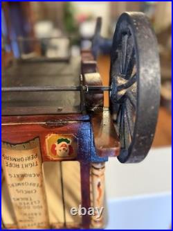 1920-1940s Barnum & Bailey Circus Wagon with Clown, Wagon, Elephant and Two Bears