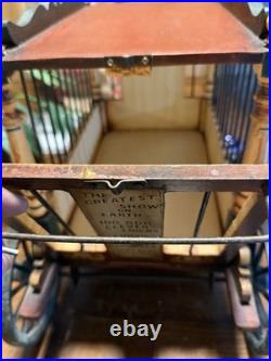 1920-1940s Barnum & Bailey Circus Wagon with Clown, Wagon, Elephant and Two Bears