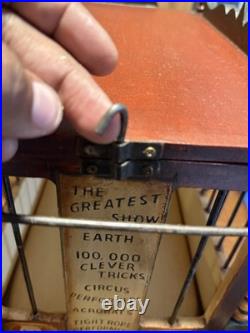 1920-1940s Barnum & Bailey Circus Wagon with Clown, Wagon, Elephant and Two Bears