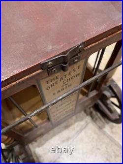 1920's 40's Antique Toy Ringling Bros. Barnum and Bailey Circus Wagon