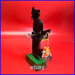 1920's Antique Tin Windup EINFALT / KELLERMAN Balloon man Vendor with Mickey Mouse