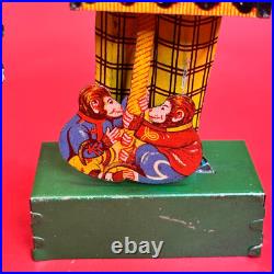 1920's Antique Tin Windup EINFALT / KELLERMAN Balloon man Vendor with Mickey Mouse