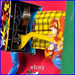1920's Antique Tin Windup EINFALT / KELLERMAN Balloon man Vendor with Mickey Mouse