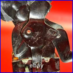 1920's Antique Tin Windup EINFALT / KELLERMAN Balloon man Vendor with Mickey Mouse