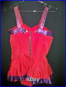 1930 Vintage Circus Dance Tight Rope Skirted Teddy Costume Great Condition
