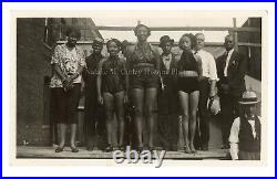 1930s Black Burlesque Dixie Land Midway Performers Snapshot Photos