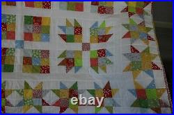 1930s fabrics Handmade patchwork Quilt