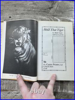 1940 Antique Circus Book Hold That Tiger Mabel Stark