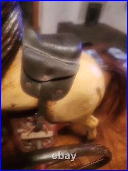 1940's 3 Wheeled Circus Horse Tricycle Reproduction Antique Style Wood Horse