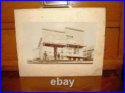 19th c. Saloon, Hotel Granton House Forepaugh Circus Wisc. Cabinet Photo