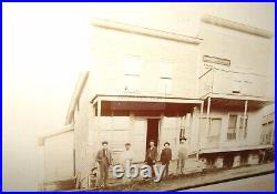 19th c. Saloon, Hotel Granton House Forepaugh Circus Wisc. Cabinet Photo