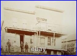 19th c. Saloon, Hotel Granton House Forepaugh Circus Wisc. Cabinet Photo