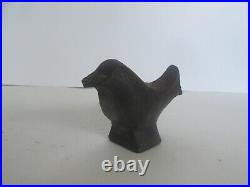 (2) Antique Carnival Shooting Gallery Game Cast Iron Bird Target / Bookends