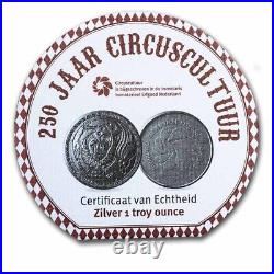 2020 NLD 1 oz Silver Antique 250 Years of Circus Culture (withBox) SKU#237033