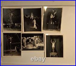 42. Circus Photos dated 1949. 4x5 original Snapshots
