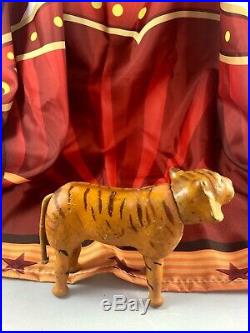 5.5 Antique American Composition Schoenhut Circus Tiger Doll! Rare! 18177