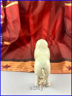 5 Antique American Composition Schoenhut Circus Small Poodle Doll! Rare! 18184