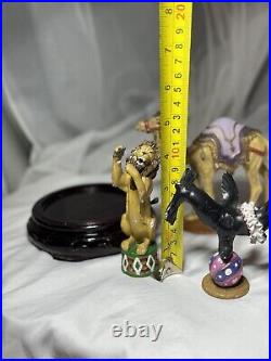 5 antique Cast Iron Ringling Barnum Bailey Circus Animals