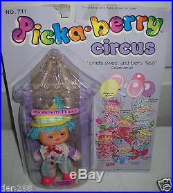 #5485 RARE NRFC Vintage Picka-Berry Circus Huckleberry Finney Clown Doll