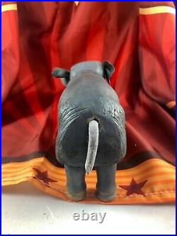 6 Antique American Composition Schoenhut Circus Elephant Doll! Rare! 18192