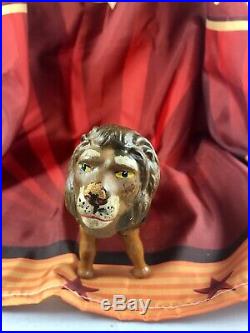 6 Antique American Composition Schoenhut Circus Small Lion Doll! Rare! 18190