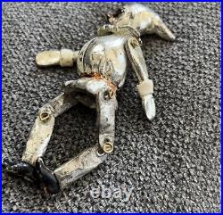 6 Antique Metal Jester Harlequin Clown Jointed Heavy Toy 1/1 On eBay