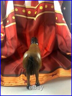 7 Antique American Composition Schoenhut Circus Small Horse Doll! Rare! 18167