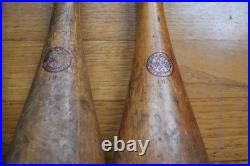 7 Antique Wooden Standard 1 lb. Juggling Pins Narragansett Machine Providence RI