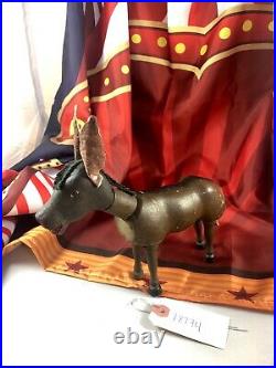 8 Antique American Composition Schoenhut Circus Donkey Doll! Adorable! 18174