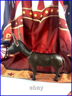 8 Antique American Composition Schoenhut Circus Donkey Doll! Adorable! 18174
