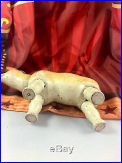 8 Antique American Composition Schoenhut Circus Polar Bear Doll! Rare! 18197