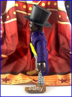 9 Antique American Composition Schoenhut Circus Black Midway Barker Doll! Rare