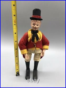 9 Antique American Schoenhut Circus Ringmaster Doll! Rare