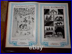 ANTIQUE 1920s GUS SUN BOOKING CATALOG CIRCUS ACTS FAIRS HIGH WIRE DANCING BEARS